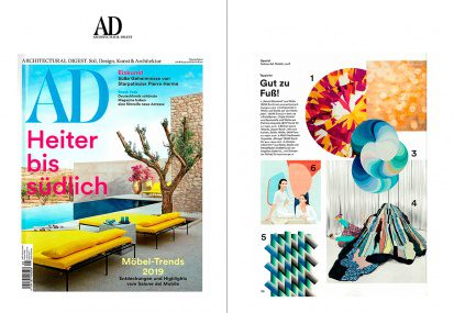 Composition X featured in AD Architectural Digest Germany July-August 2018