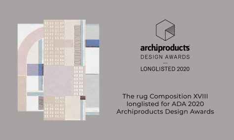 THE RUG COMPOSITION XVIII LONGLISTED FOR ARCHIPRODUCTS DESIGN AWARDS 2020