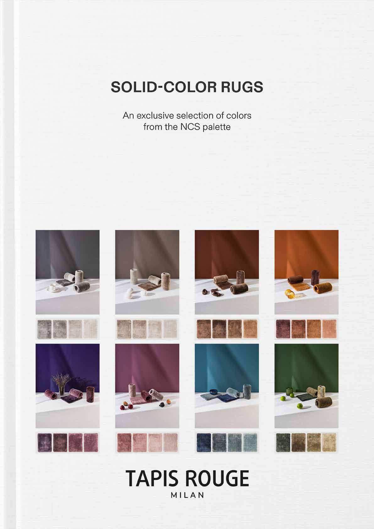 Solid-Color Rugs Tapis Rouge